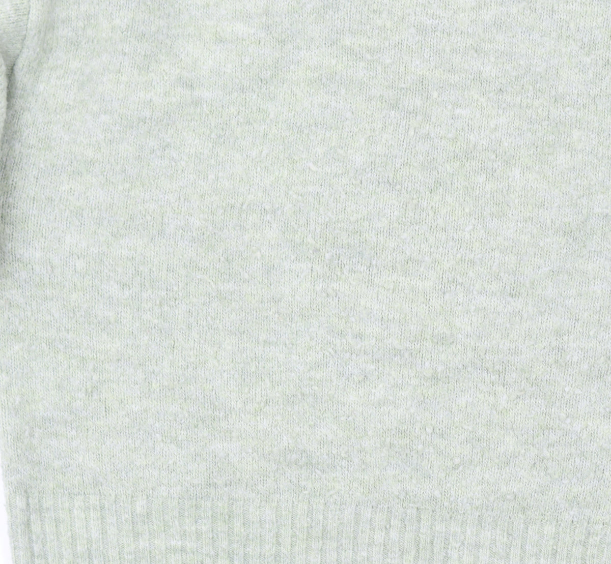Monki Women's Green Mock Neck Wool Blend Jumper Size S