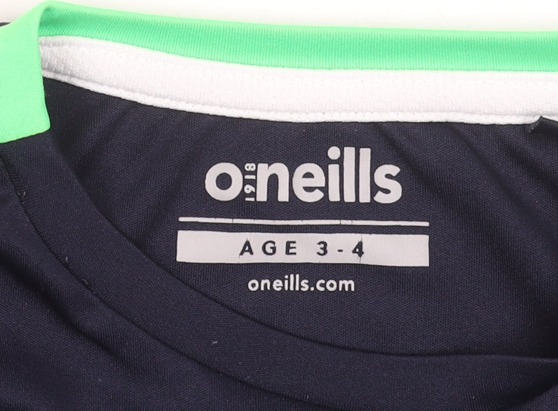 O'Neill Boys Blue Graphic Short Sleeve Active T-Shirt 3-4 Years