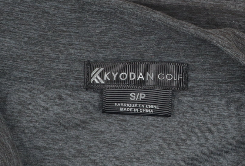 Kyodan Golf Men's Grey 1/2 Zip Long Sleeve Pullover Sweatshirt Size S