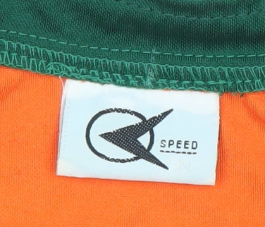 Speed Boys Orange Dublin Sonics Basketball Tank Jersey Top M