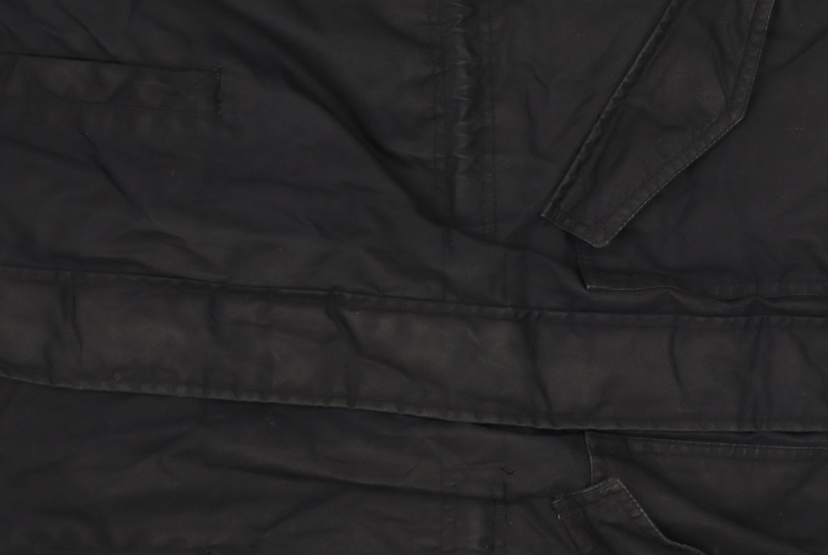 Kin by John Lewis Men's Black Parka Coat L Regular Fit Hooded