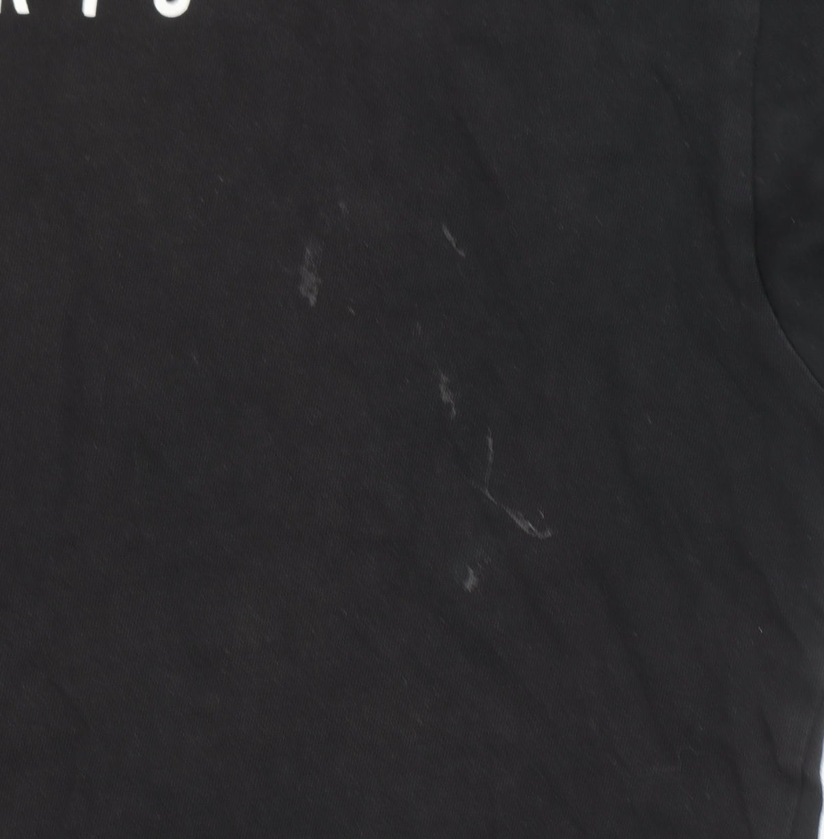 Il Sarto Men's Black Cotton Crew Neck Short Sleeve T-Shirt M