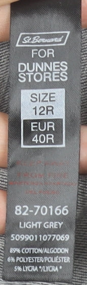 St. Bernard for Dunnes Stores Women's Light Grey Skinny Jeans Size 12 Regular