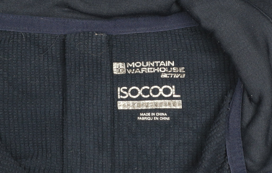 Mountain Warehouse Women Navy 1/2 Zip Pullover Sweatshirt Size M