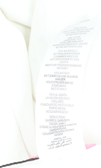 I Saw It First Women’s White T-Shirt Dress Size S Graphic Cotton Summer