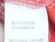 Voir Jeans Women's Pink Striped Sequin T-Shirt Size S