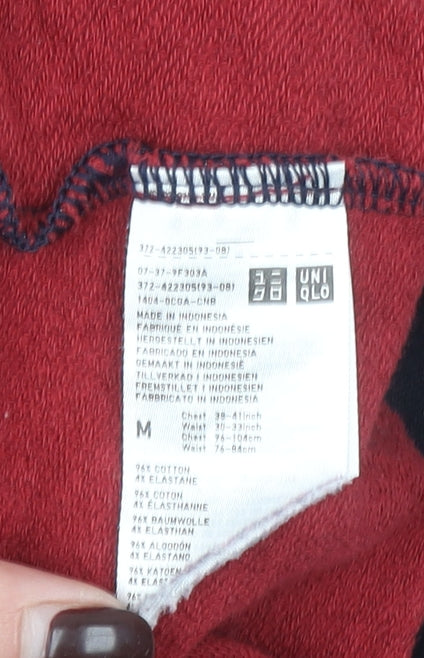 UNIQLO Men’s Multicoloured Medium Crew Neck Pullover Sweatshirt