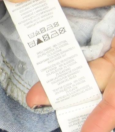 Denim Co. Women's Blue Mid Rise Skinny Jeans Size 12