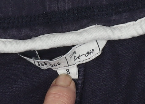Fat Face Womens Blue Cotton Jogger Trousers Size 8