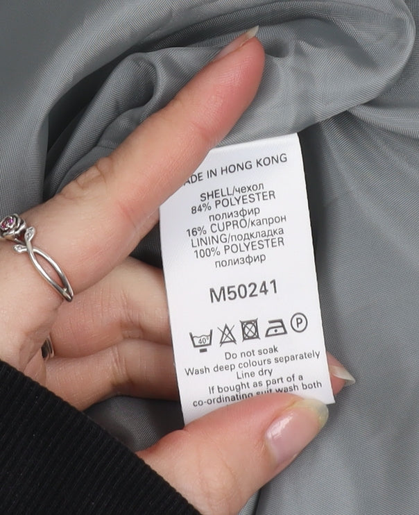 Next Women Grey Sheath Work Dress Size 10 Sleeveless V-Neck