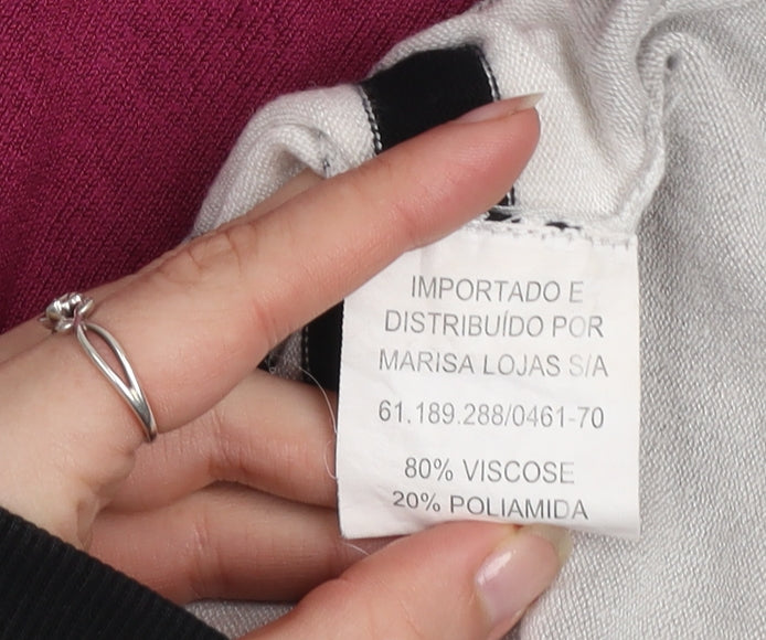 Marisa Women's Multicoloured Striped Knit Jumper Size S