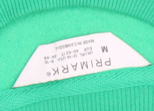 Primark Women's Green Ireland Graphic Pullover Sweatshirt Size M