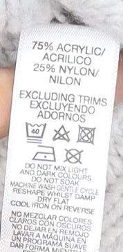 Dunnes Stores Women's Grey Roll Neck Pullover Jumper Size 12