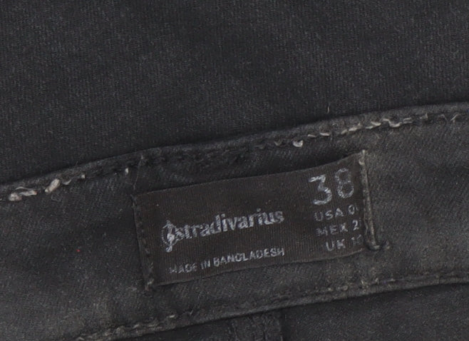 Stradivarius Women's Black Skinny Slim Fit Jeans Size 10