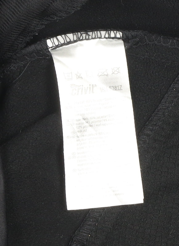 Crivit Men's Black Softshell Sports Jacket S 34/36 Waterproof Windproof