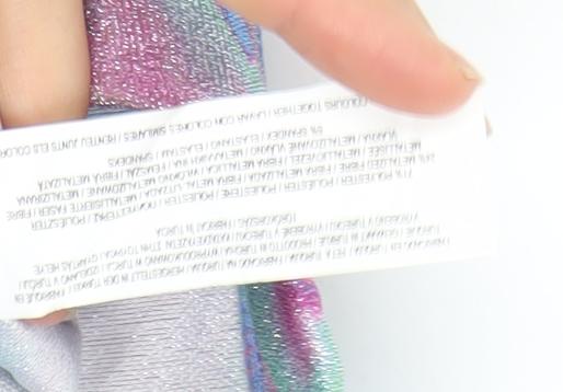Primark Women’s Multicoloured Glitter Short Skirt S Stretch Polyester Festival