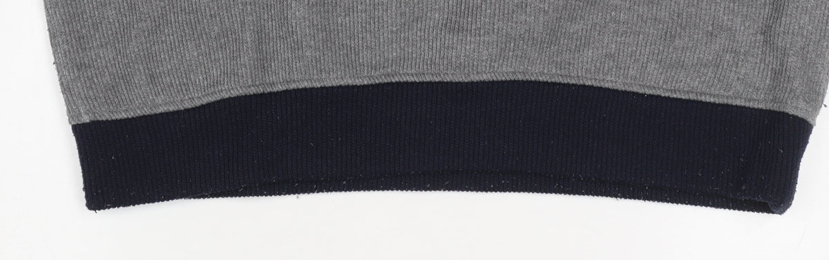 Decathlon Men’s Grey XL Henley Sweatshirt Outdoor Pullover