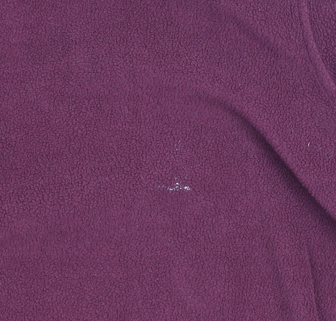 Regatta Girls Red Fleece Quarter Zip Pullover Sweatshirt 11-12 Years