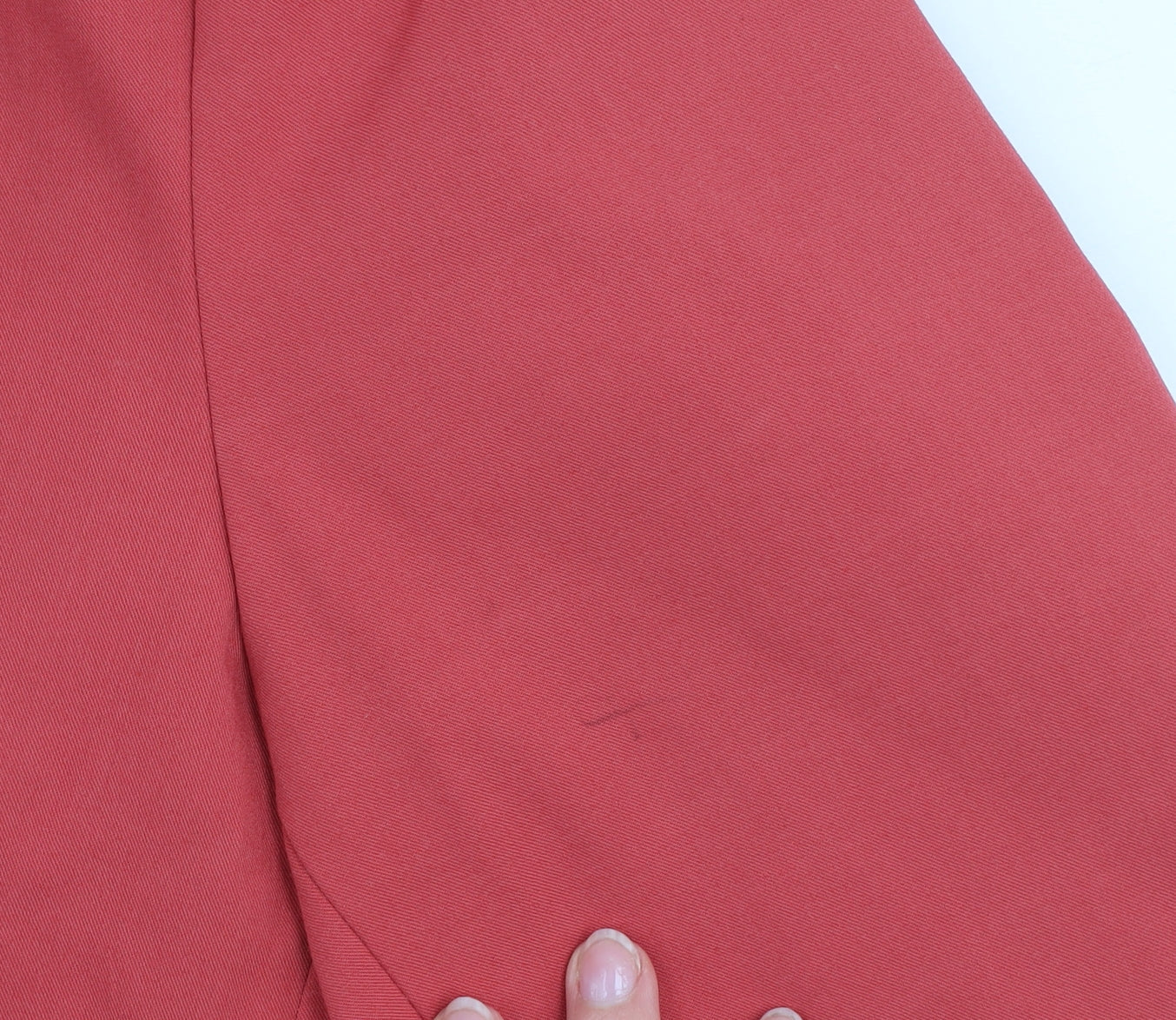 Zara Men's Red 2XL Classic Blazer Jacket Smart Twill Polyester