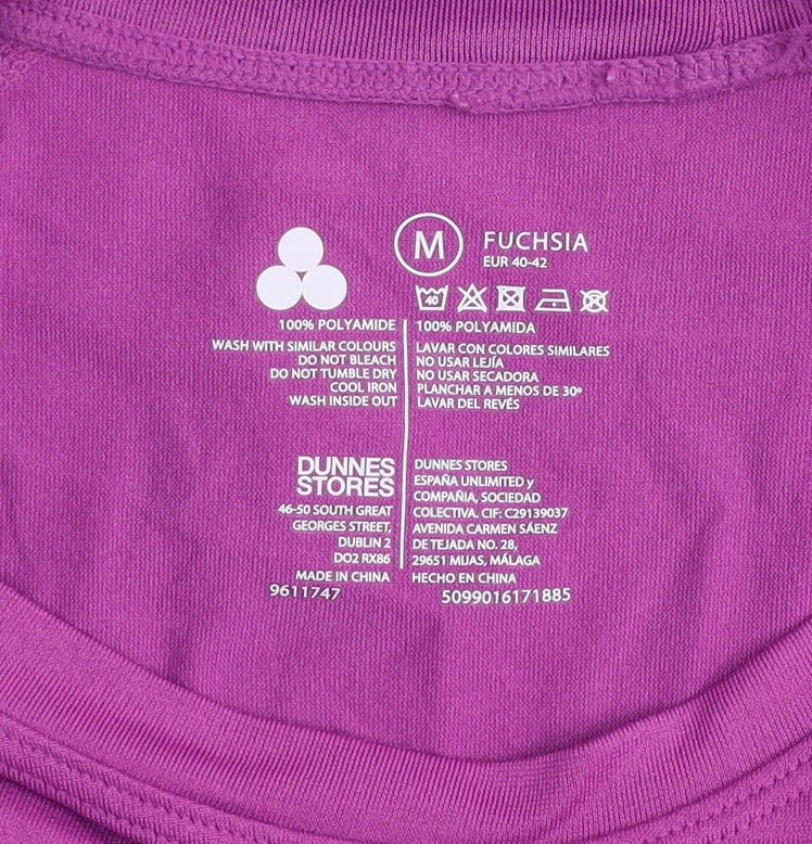 Dunnes Men’s Purple Activewear T-Shirt M Lightweight Quick Dry