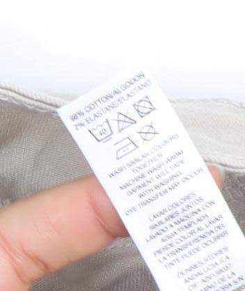 Dunnes Beige Women's Straight Jeans Size 14L Cotton Blend Classic Fit