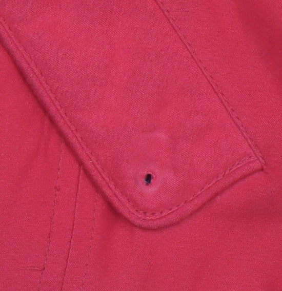Dannimac Women Red L Mid-Length Rain Coat Jacket