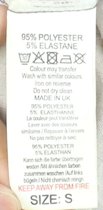 Pink Vanilla Women's Multicoloured Long Sleeve Cropped Wrap Top Size S