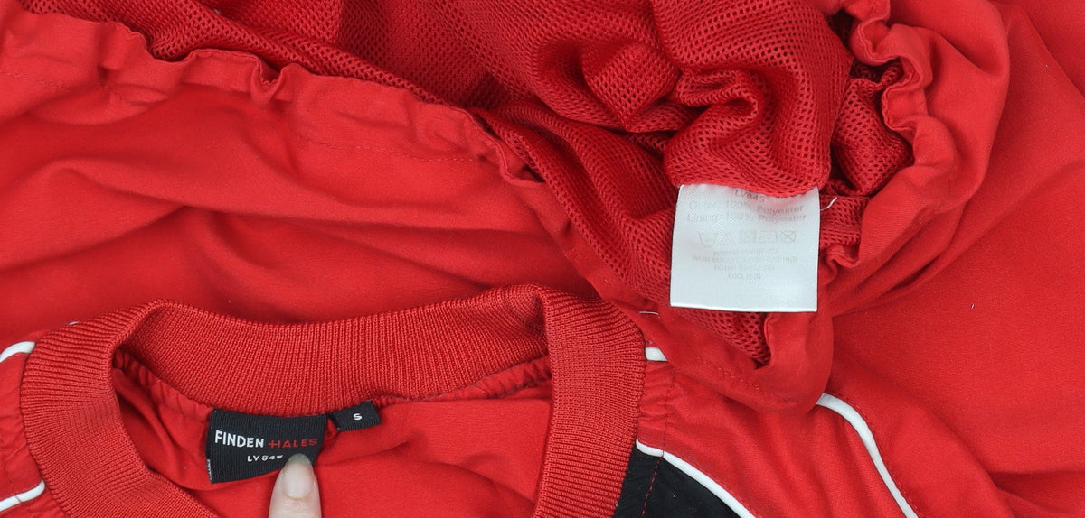 Finden Hales Women’s Red Crew Neck Sports Pullover Jumper Size S