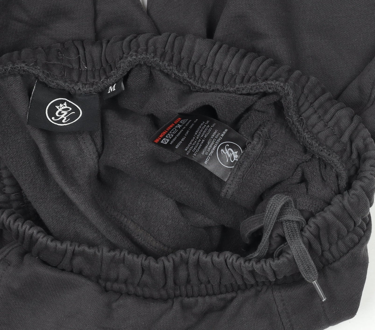 SikSilk Womens Black Regular Fit Fleece Sweatpants M