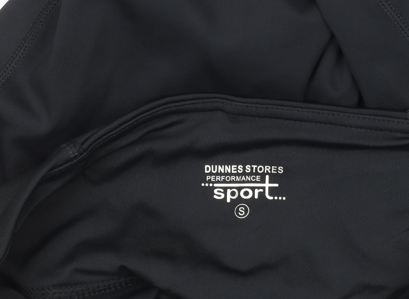 Dunnes Stores Women's Black Capri Leggings Small Performance Sport