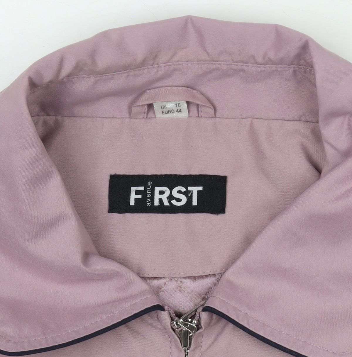 First Avenue Womens Pink Polyester Zip Jacket UK 16