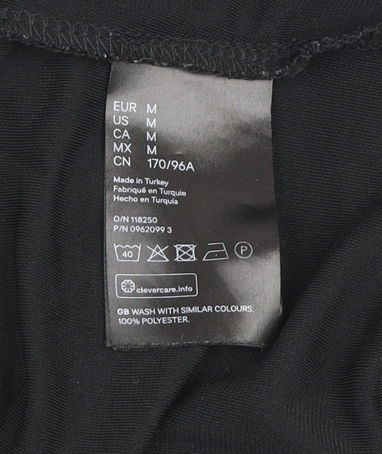 H&M Women’s Black Long Sleeve Polyester Blouse Size 12