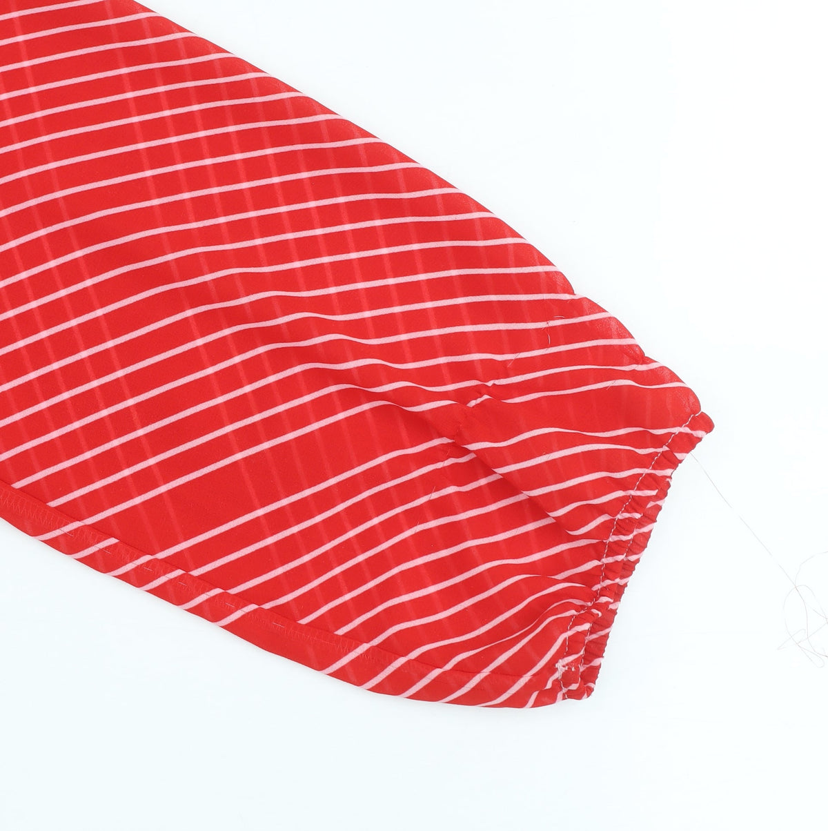 Gerard Womens Red Striped Tunic Blouse Size 14 Long Sleeve