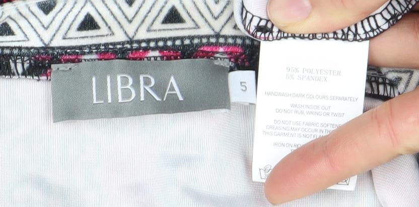 LIBRA Women's Multicoloured Full Zip Cardigan Hoodie Size S