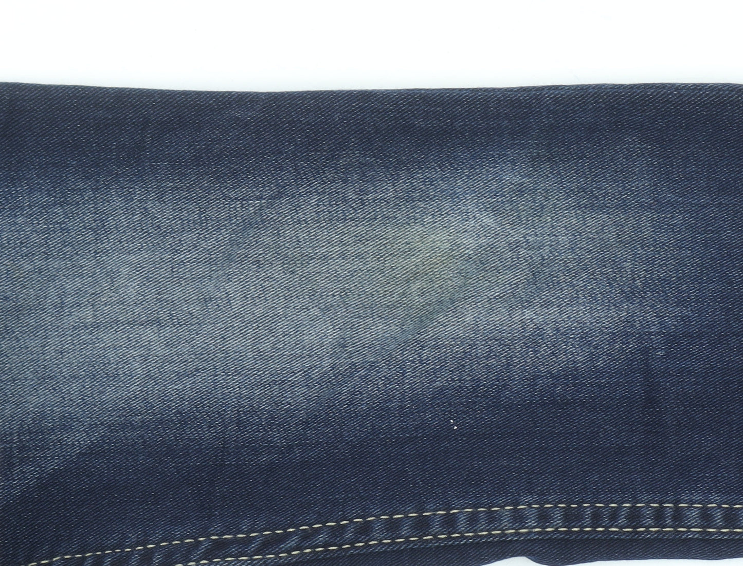 Diesel Girls Blue Straight Jeans Size 6 Years Regular Stretch Denim