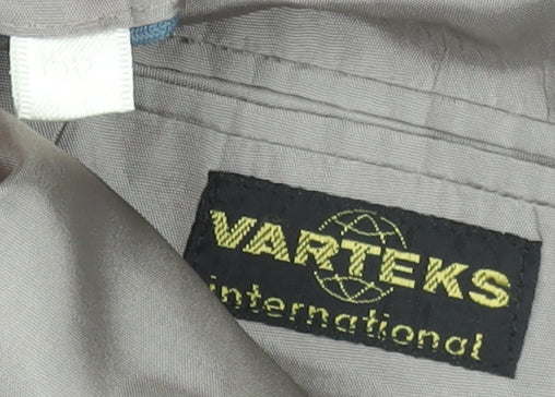 Varteks International Men's Grey Wool Blend Two-Button Blazer 42 Regular
