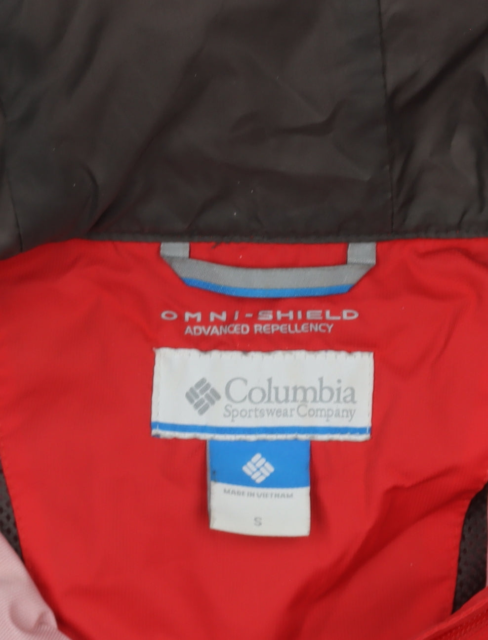 Columbia Women's Red Long Parka Jacket S Waterproof Hooded Coat
