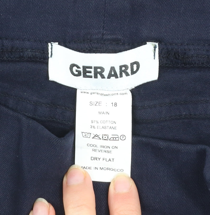 Gerard Womens Blue Size 18 Skinny Stretch Jeans
