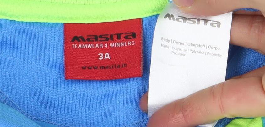 Masita Boys Blue Half Zip Sports Sweatshirt 9-10 Years GAA Kellogg’s