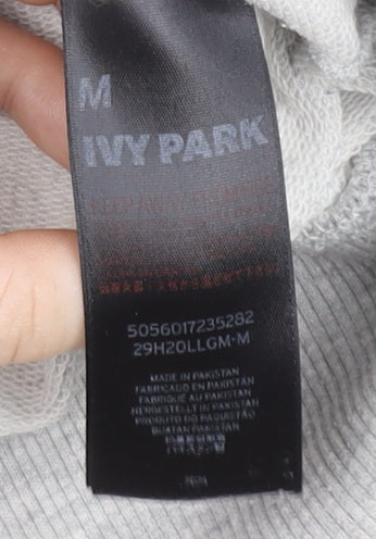 Ivy Park Womens Grey Pullover Hoodie Jumper Size M Regular Fit