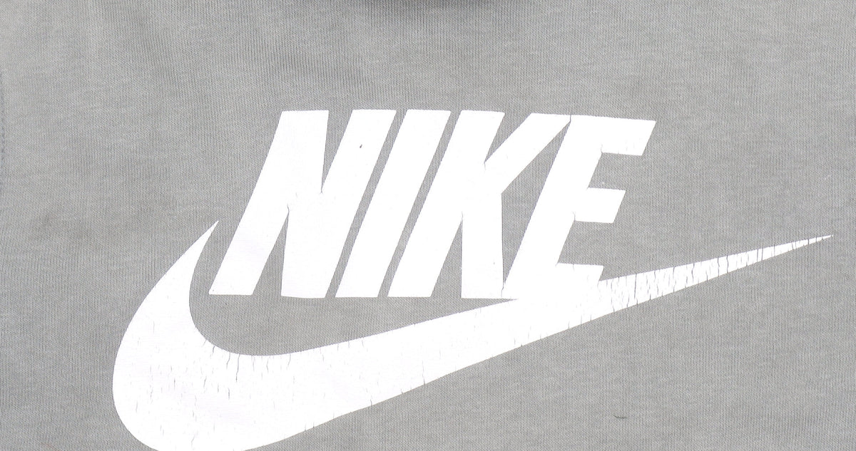 Nike Women’s Green Pullover Hoodie M Cotton Blend Logo Sweatshirt