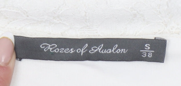 Roses of Avalon Women Ivory Lace Sheath Dress Size 10