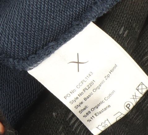 Clean Cut Copenhagen Men’s Blue Full Zip Hoodie Size 2XL