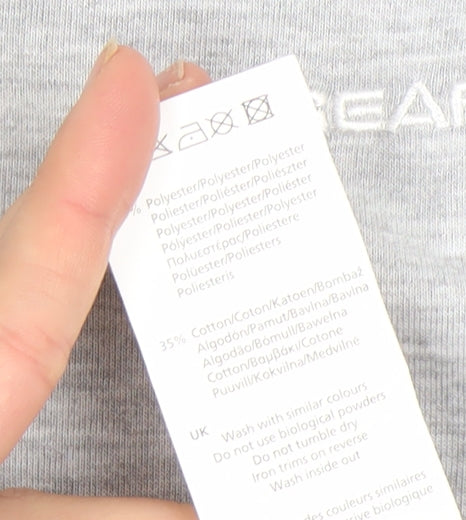 LA Gear Women's Grey Sleeveless V-Neck Tank Top Size 18