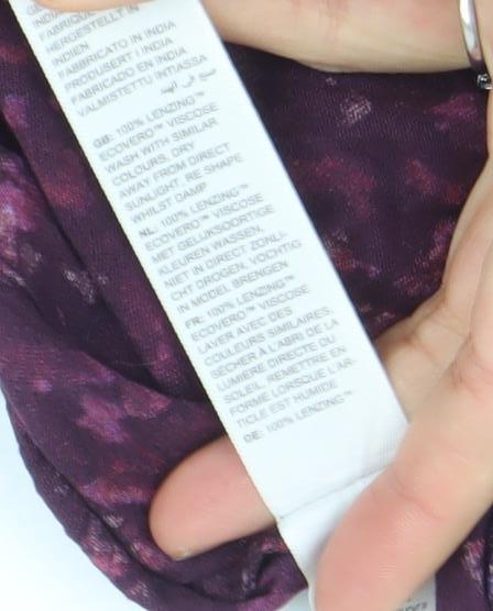 FatFace Women’s Purple Floral Viscose Tunic Blouse Size 12