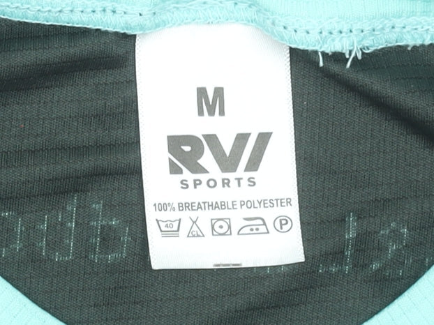 RVI Sports Mens Green Running 5K 2024 T-Shirt Size M Activewear Top