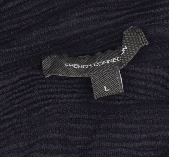 French Connection Women’s Black High Neck Knit Jumper Size L