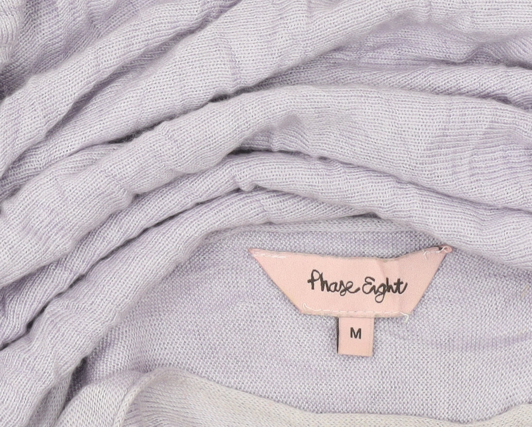 Phase Eight Women’s Purple Knit Relaxed Fit Jumper Medium