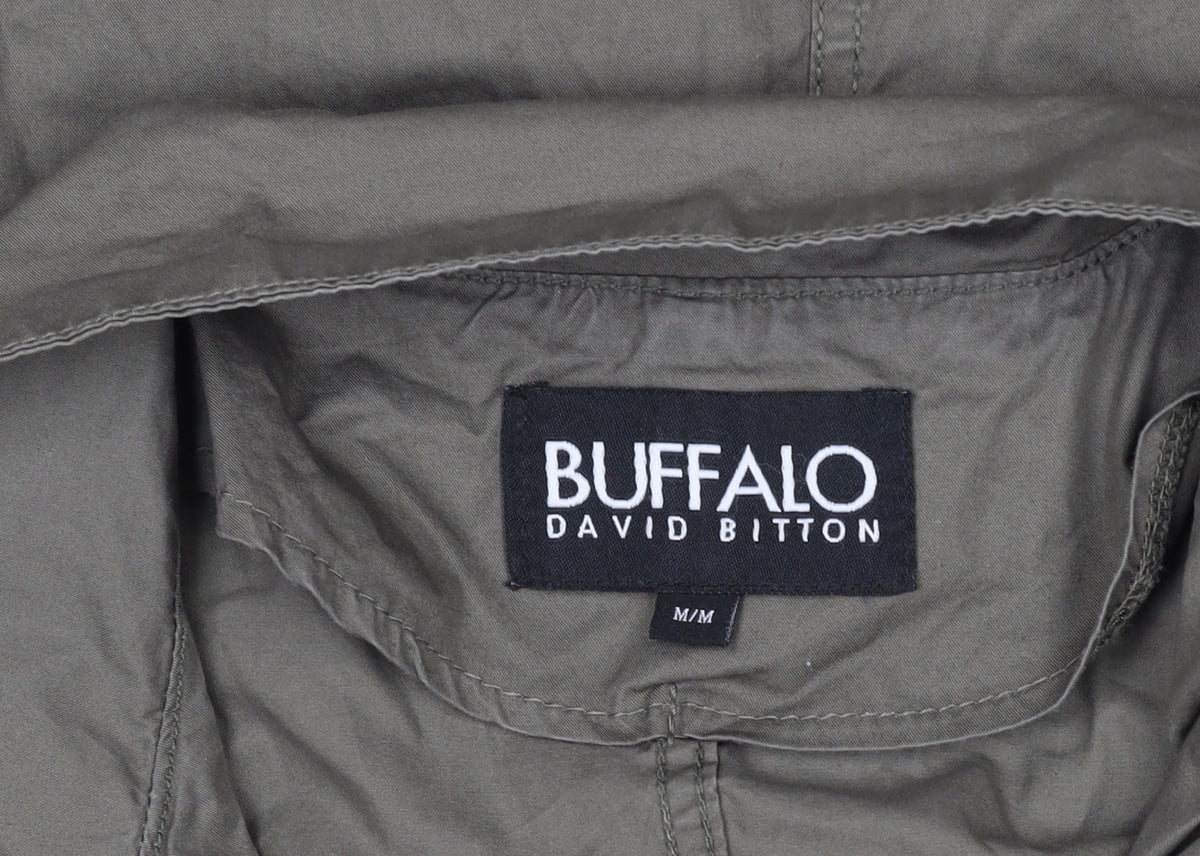 Buffalo David Bitton Women's Green Military Jacket M