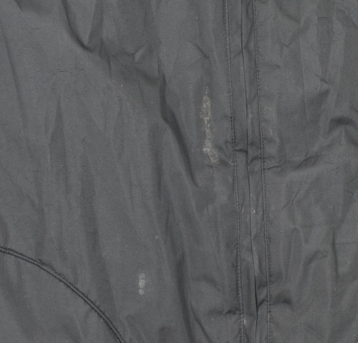 BHS Men's Black Polyester Mid-Length Zip Activewear Jacket Size M